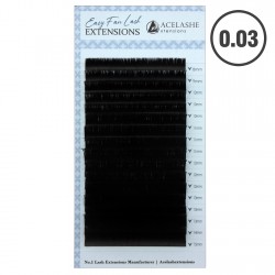 Acelashes® 0.03 Ultra-Light Mega Cashmere Volume Easy Fanning Lashes EFL03