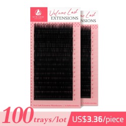 Wispy Volume Lashes Individual Lashes Cluster Volume Eyelash Extensions 100 tray/lot 16 Rows 