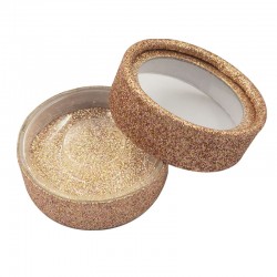 Stock Rose Gold Glitter Luxury Round Packaging Boxes ACE-C02