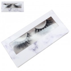 Stock Packaging Paper Boxes White and Black Marble ACE-P13