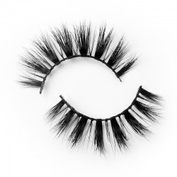 Top Level 3d mink strip lashes with private label B3D181