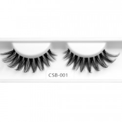 Wholesale Best Quality Clear Band of Faux Mink Lashes CSB-001