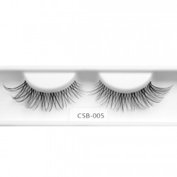 Wholesale Best Quality Clear Band of Faux Mink Lashes CSB-005