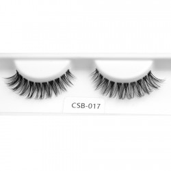 Wholesale Best Quality Clear Band of Faux Mink Lashes CSB-017