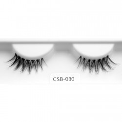 Wholesale Best Quality Clear Band of Faux Mink Lashes CSB-030