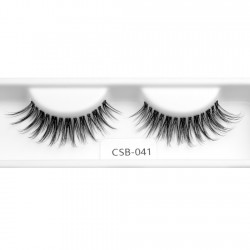 Wholesale Best Quality Clear Band of Faux Mink Lashes CSB-041
