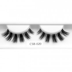 Wholesale Best Quality Clear Band of Faux Mink Lashes CSB-020