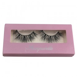 custom rectangle purple  eyelash packing CPB02