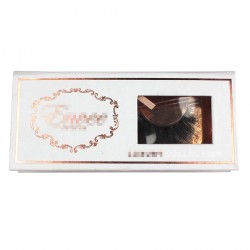 Custom Submembrane  special window eyelash packaging  with hot stamped your logo CMB46