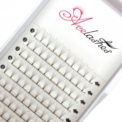 High quality premade 4D lashes wholesaler C curl 11mm