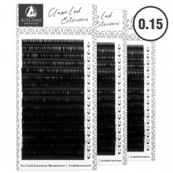 Acelashes®  0.15 Wholesale Classic Lash Extensions Premium Lashes Suppliler WCL15