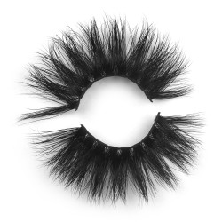 25mm 5D long 3D Mink Lashes With V Shape Wisipy Lashes 5D06