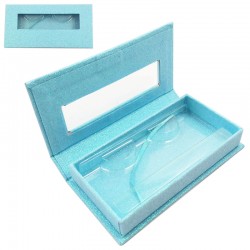 Stock Packaging Baby Blue Glitter Magnetic Boxes ACE-R06