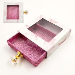 Stock Pink Marble Packaging Bxoes With Handle ACE-S02