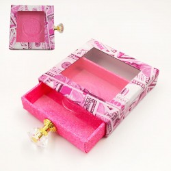 Stock Luxury Pink Dollar Packaging Boxes with Handle ACE-S03