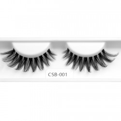 Wholesale Best Quality Clear Band of Faux Mink Lashes CSB-001