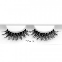 Wholesale Best Quality Clear Band of Faux Mink Lashes CSB-019