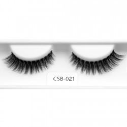 Wholesale Best Quality Clear Band of Faux Mink Lashes CSB-021