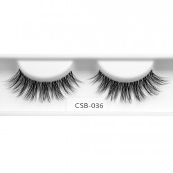 Wholesale Best Quality Clear Band of Faux Mink Lashes CSB-036