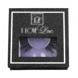 Custom square  Star flash paper   special window  eyelash packaging  with hot stamped your logo CMB141