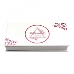 Custom without window eyelash packaging  with hot stamped your logo CMB14