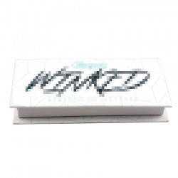 Custom without window eyelash packaging  with hot stamped your logo CMB18