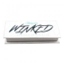 Custom without window eyelash packaging  with hot stamped your logo CMB18
