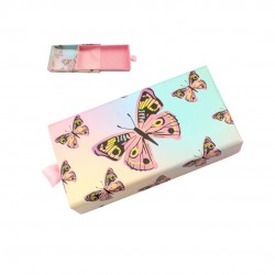Stock Packaging Light Pink Butterfly with PVC Window ACE-R09