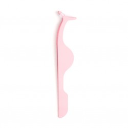 Stock Pink Stainless Steel Strip Eyelashes Applicator ACE-T08