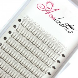 Quality wholesale pre made fan volume lashes C curl 14mm