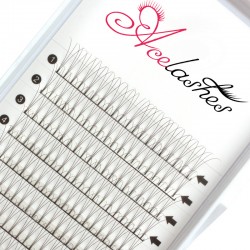 Wholesale volume fan lashes factory C curl 13mm