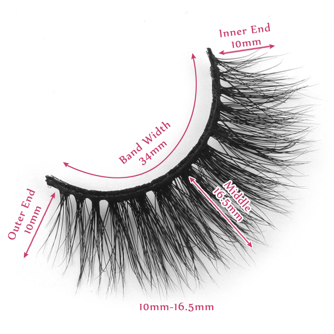 16.5mm lashes