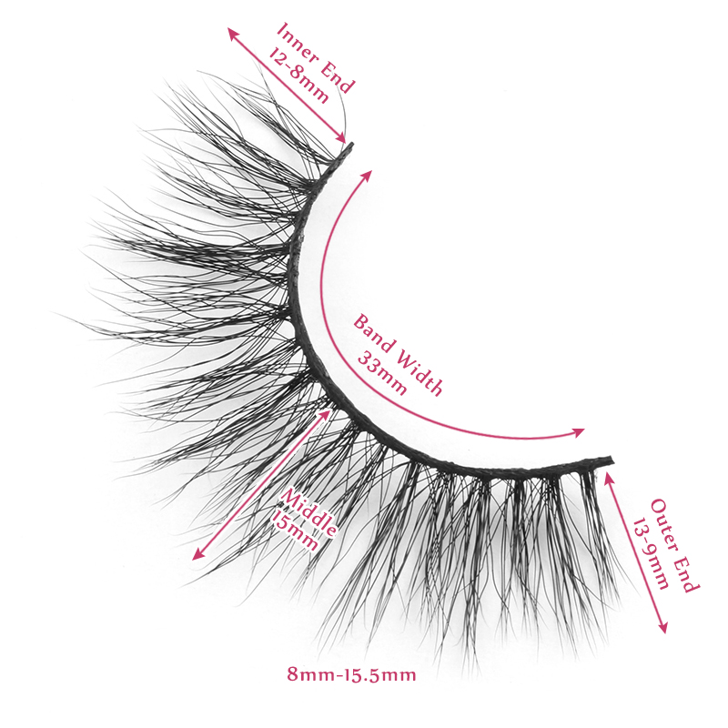 15.5mm lashes